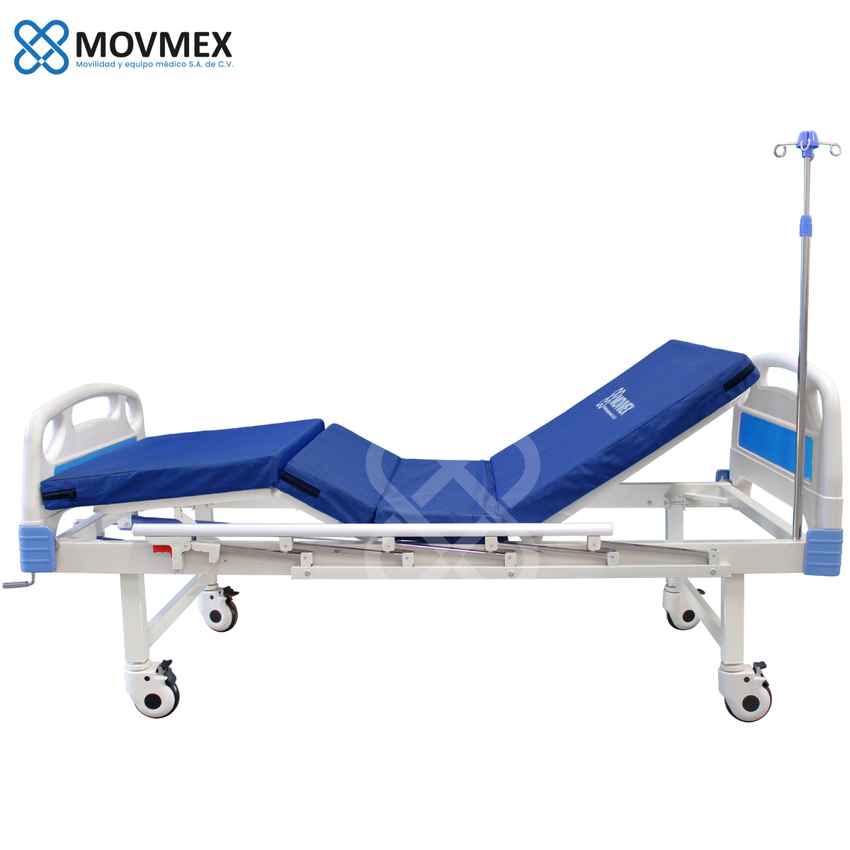CAMA HOSPITALARIA MANUAL 2 POSICIONES CON ACCESORIOS MODELO OSLER