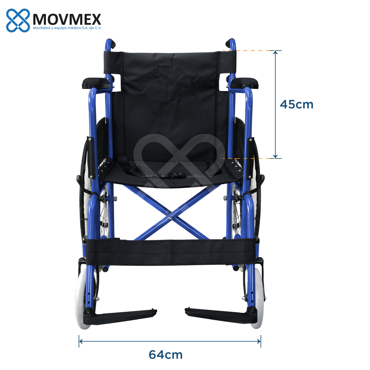 SILLA DE RUEDAS BÁSICA LLANTA SÓLIDA ZINIC